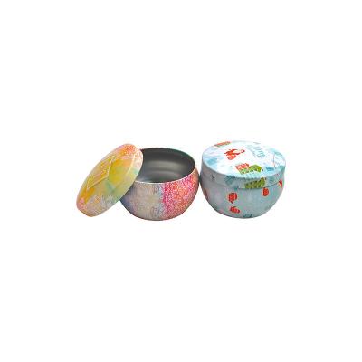 China Diameter 95mm Round Tin Box Multiple Design Optional for sale