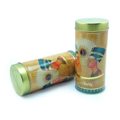 China Cylindrical 85mm Metal Tin Box In 190mm Height for sale