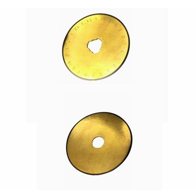 China Quick-Change Titanium Coated Rotary Cutter Blades 45mm Replacement Blades Quilting Scrapbooking Arts Sewing Crafts, Sharp & Durable for sale