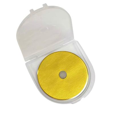 China Quick-Change Fast Delivery Titanium Coated SKS-7 60MM Rotary Cutter Blades For Stitching Sewing Sharp And Scrapbooking Durable for sale