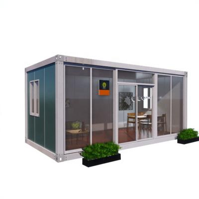 China Modern High Quality Professional Thick Streamlined Steel Luxury Apartment Container Cafe Home for sale