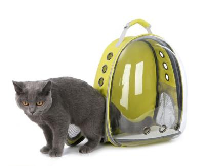 China 2019 Pet Backpack Cat Outdoor Carrying Backpack Transparent Space Capsule for sale