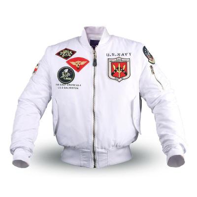 China OEM High Quality QUICK DRY Winter Fleece Pilot Jacket Custom Made Mens Flight Jacket Plus Size Thick Bomber Jacket for sale