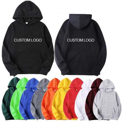 China high quality casual fit logo Anti-wrinkle men's unisex hoodies and sweatshirts custom blank and loose for sale