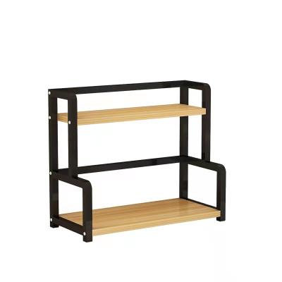 China Good Quality Wholesale Customized Storage Display Fruit Rack Steel Wood Rack Tools Display for sale