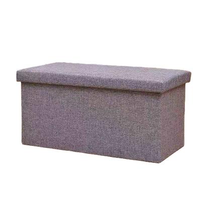 China Low Price Guaranteed Quality Wooden Bench Storage Rectangular Leather Foot Rest Custom Stool for sale