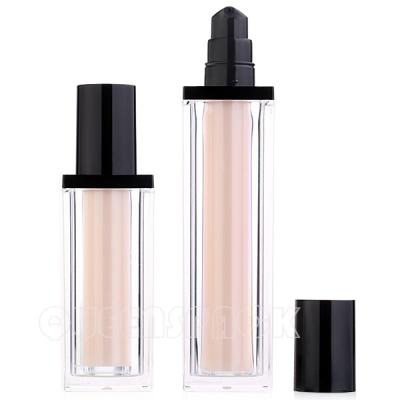 China Wholesale Luxury Portable Skin Care Airless and 15ml Square Cosmetic Bottle and Refillable 30ml, 50ml Square for sale