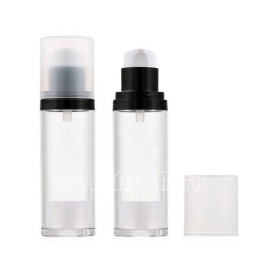 China For Eye Cream Transparent Plastic Airless Bottle Skin Care Cream Lotion 40ML Single Cosmetic Airless Bottle QS3010G for sale