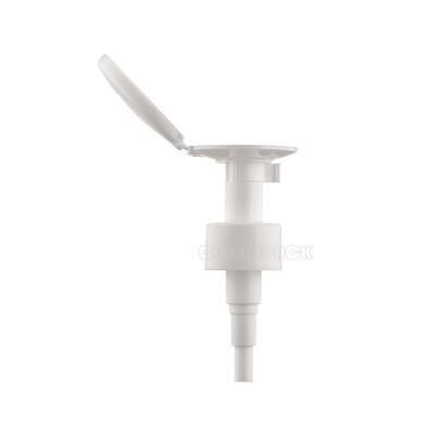 China 24/410 White Plastic Cosmetic Cleaning Oil Pump Child Safe Nail Water Pump for sale