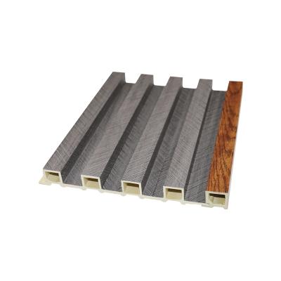 China Waterproof+ECO-Friendly plastic composite partition wpc wall panel cladding wall wpc panel wood trade for sale