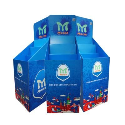 China Recycle And Eco Friendly China Manufacturer New Design Hot POS Cardboard Display Bins For Freshener for sale