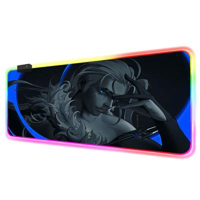 China With Brand New LED Light Chipset Design Printing Gaming Mouse Pad RGB With High Quality for sale