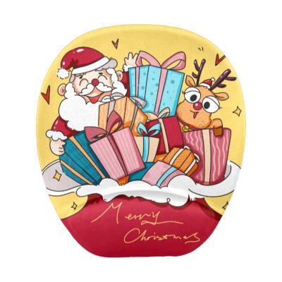 China With Wrist Rest Factory Custom Ergonomic Mouse Pad With Christmas Memory Foam Wrist Support for sale