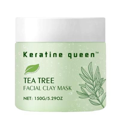 China Organic Anti Wrinkle Private Label Tea Tree Oil Collagen Mud MASK Beauty Clay Facial MASK For Skin Care for sale