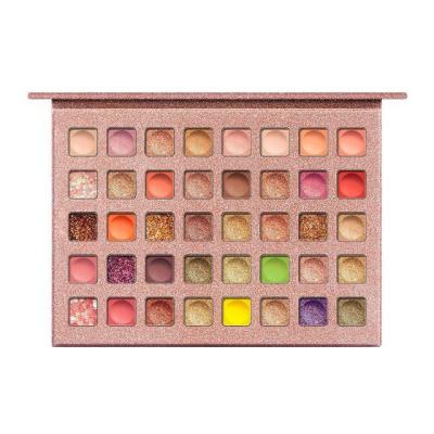 China Private Label 40 Colors Waterproof Eyeshadow Glitter Matte Eye Makeup Cosmetic Natural Eyeshadow Palette for sale