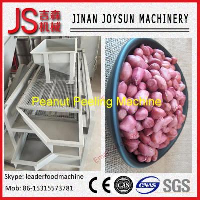 China Wet Type Peanut Peeling Machine Stainless Steel For Almond Frying for sale