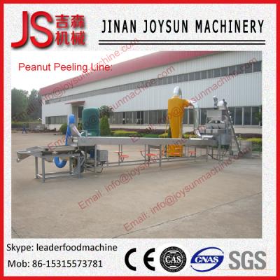 China Wet Type Red Coated Peanut Peeling Machine 220v / 380v for sale