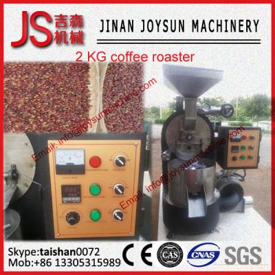 Chine mini équipement à la maison électrique chaud de torréfaction de café d'acier inoxydable de la vente 2KG à vendre