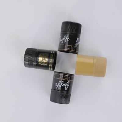 China PP/PE Factory Produced Easy To Tear Custom Wine Bottle Shrink Caps for sale