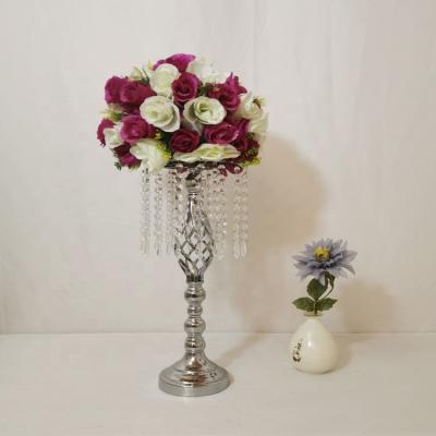 China Wedding Table Centerpiece Hot Sale Decoration Wedding Flower Stand Table Flower Stand Clear Crystal Acrylic Decorative Flower Stand for sale