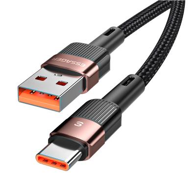 China MP3/MP4 Player Essager 6A USB Type C Cable For Huawei P30 P40 Pro USB-C Fast Charging 66W Wire Charger Data Attach For Samsung S21 Ultra S20 Poco for sale