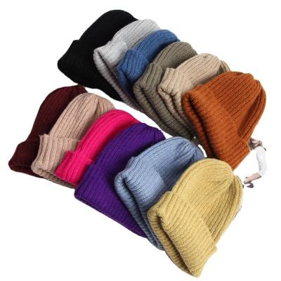 China Wholesale COMMON Winter Beanie Knitted Hat Embroidery Winter Hat Women/Men Beanie Caps Custom Cool Warm For Women for sale