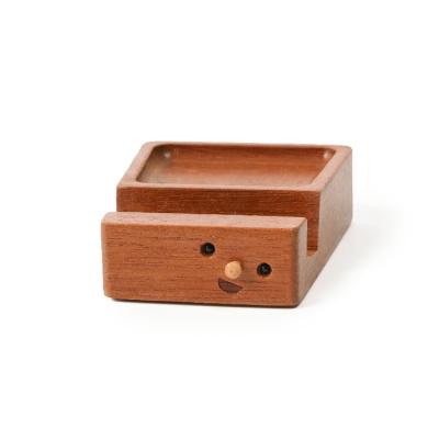 China [2.4] cute phone holder dustproof high quality wooden rectangles for sale