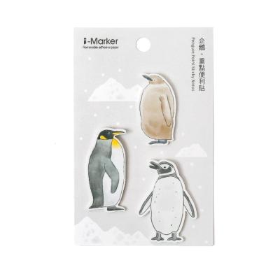 China Memo Pad Penguin Sticky Notes [6] Self Adhesive Planner for Office for sale