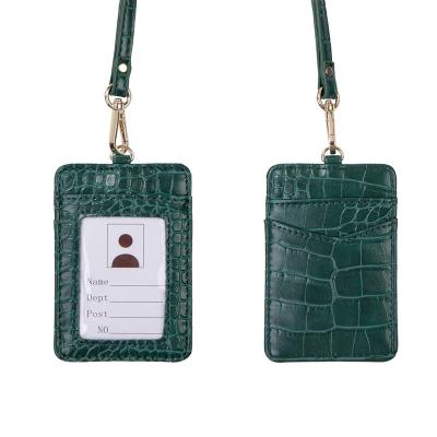 China Wholesale Design Student Hot Crocodile Pattern Business Card Holder Fashion Selling Multicolor PU Card Holder for sale