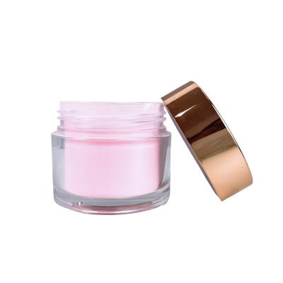 China Round Bottom Frosted Cosmetic Cream Jar PET High Impact Resistance for sale