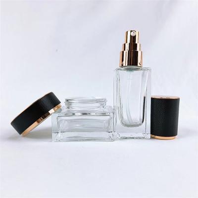 China Liquid Foundation Glass Bottle Alloves Cosmetic for sale