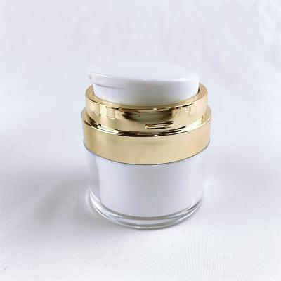 China 50ml Cosmetic Packaging Plastic Acrylic Airless Pump Cream Jar en venta