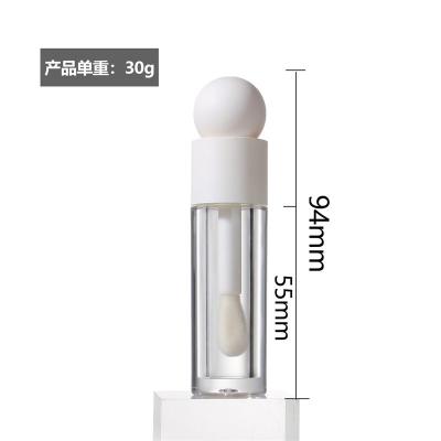 China Cosmetic bottle for Lip Balm Round Empty Crown Plastic Lip Gloss Oil Packaging Tubes en venta