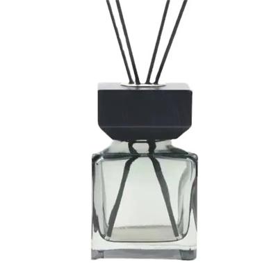 China Square glass bottle aromatherapy aroma reed diffuser bottle for sale