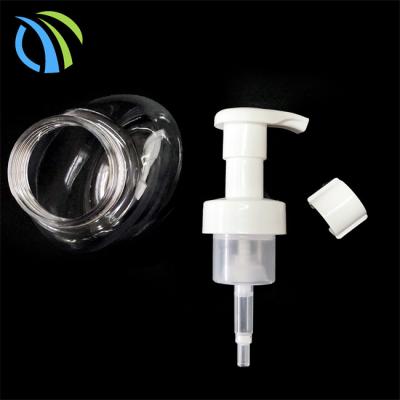 China PET Sanitizer Bottle Spray 28/410 Round 0.16cc Foam Bottle Pump 28MM for sale