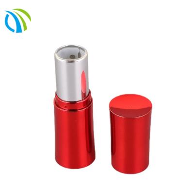 China De Eco15g Lip polijst 5.5ml-Buizen 72mm van Lippenpommadecontainers ABS Rood Te koop