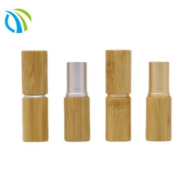 China 10ml Bamboo 5g Empty Chapstick Tubes ABS Body Lipstick Tubes OEM for sale