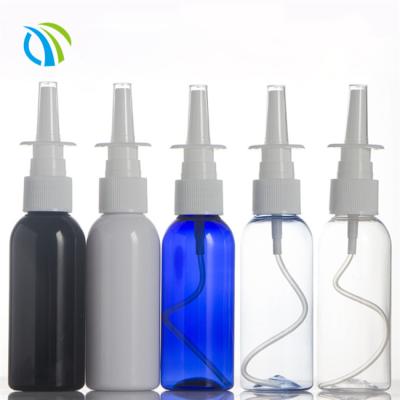 China 18/410   El espray nasal bombea la botella azul del rociador libre de la niebla 0.12ml de BPA en venta