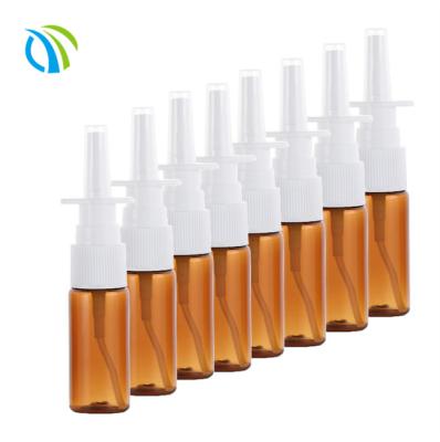 China 10/410 bomba salina de la succión nasal rocía 18m m 0.12cc Amber Bottle en venta