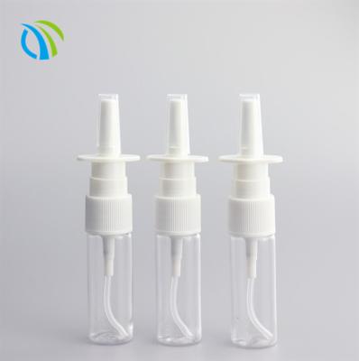 China Saline Nasal 18mm Nose Cleaner Pump 15ml Bottle Stopper 18/410 Ribbed Screw for sale