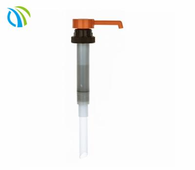 China 15ml Bottle Syrup Pump Food Grade 28mm 28 410 Pump Brown Head ODM for sale