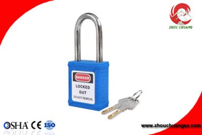 중국 OEM 38mm 안전 플라스틱 차단 Tagout 통제, 아BS 물자 안전 통제 판매용