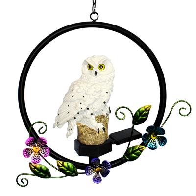 China Wholesale Garden Solar Light Led Parrot Perched Statue For Patio Garden for sale