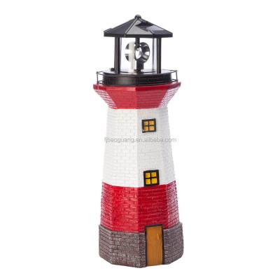 China Decorative Europe LED Garden Solar Powered Lighthouse Solar Other Garden Ornaments and Water Features Garden Outdoor Ornaments for sale