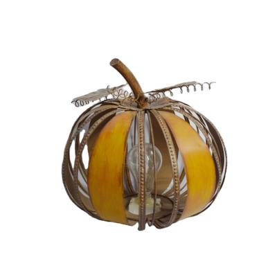 China Home Decoration Light Up Pumpkin For Halloween Decoration Halloween Pumpkin Lantern With LED Bulbs for sale