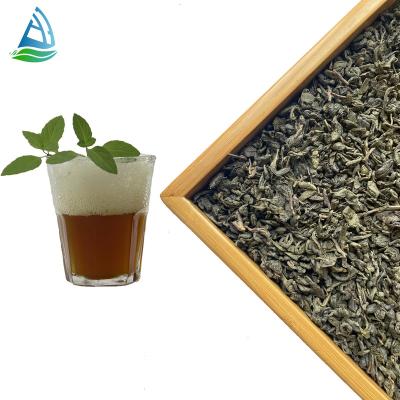 China Green tea 9374 loose powder tea with cheap price from factory wholesale for sale