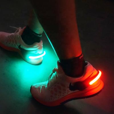 China Fashion.various Color.custom Logo Water Resistant Reflective Safety Running Night Speed ​​LED Shoe Clip Lights for Runners for sale