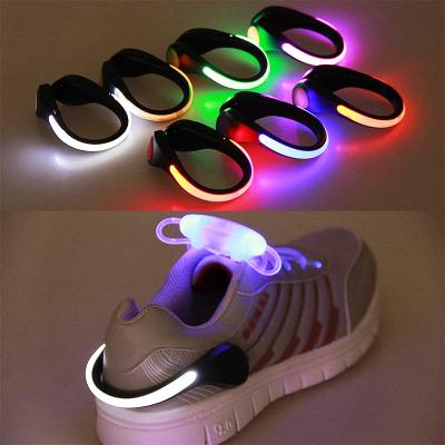 China Eco-Friendly Shoe Led Clip Lights For Running, USB Safety LED Charging Light Warning Lights Clip For Night, Flashing Light Clip For Jogging Hi for sale