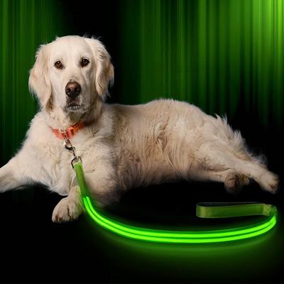 China Amazon Amazon New USB Led Dog Leash Night Safety Hot Selling Custom Rechargeable Flashing Walking Leash Lighter for sale