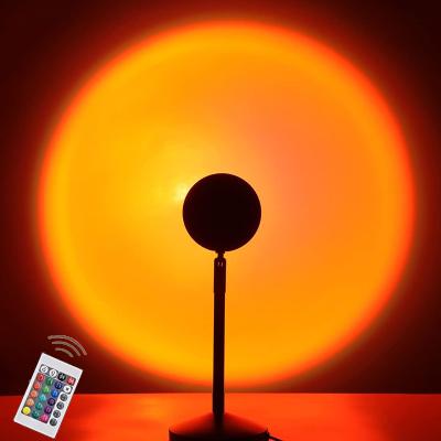 China Modern Wholesale Ambient Projection Rotating Projector Rainbow Colorful USB Sunset Halo Projector Hot Selling Colorful Lamp for sale